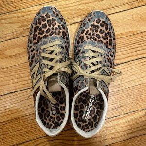 Leopard Print New Balance Size 8